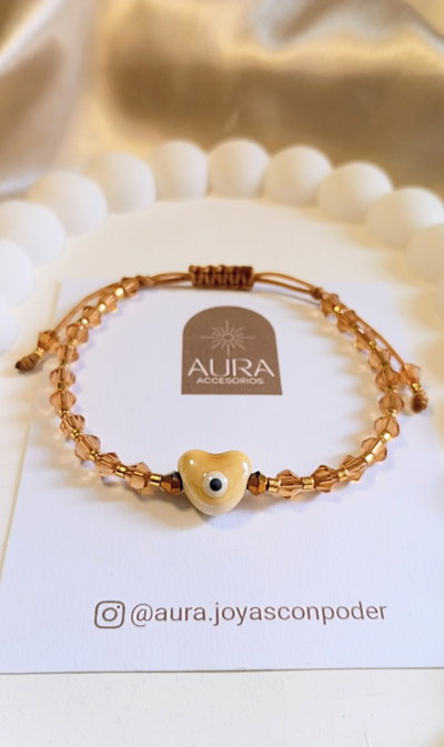 Corazón Cerámica • Pulsera 