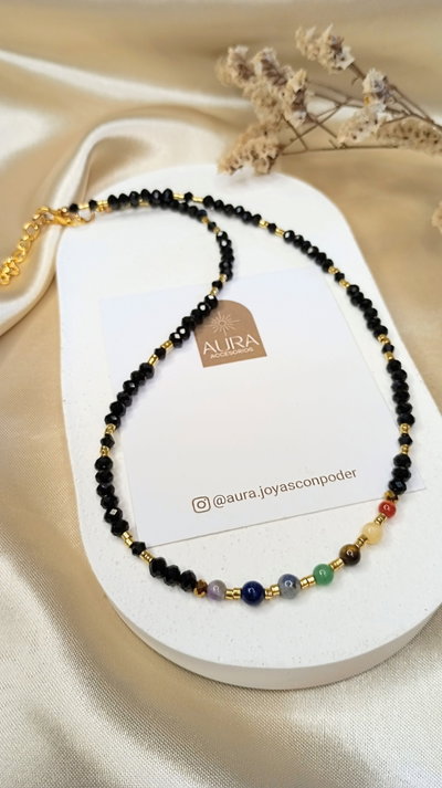 Collar • 7 chakras piedras 