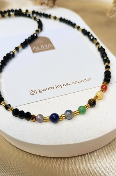 Collar • 7 chakras piedras 