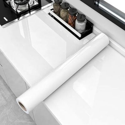 Vinilo Mármol Blanco - Cocina Iluminada sin Obras