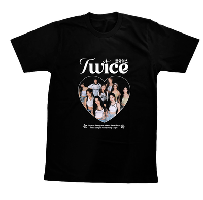 Remera Twice corazón