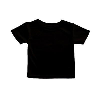 Baby tee negra personalizada