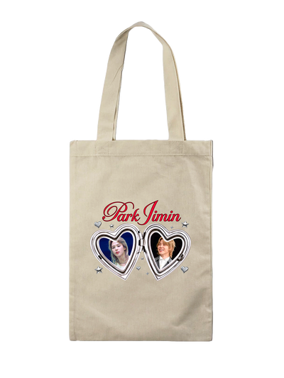 Tote bag BTS corazones ¡ELEGÍ TU BIAS!