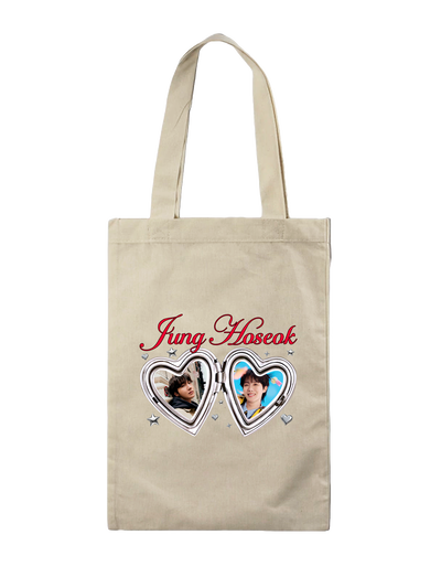 Tote bag BTS corazones ¡ELEGÍ TU BIAS!