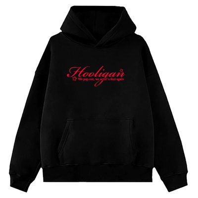 Buzo canguro BTS Arirang Hooligan (frente y dorso)