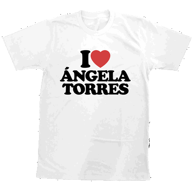 Remera Ángela Torres "I LOVE"