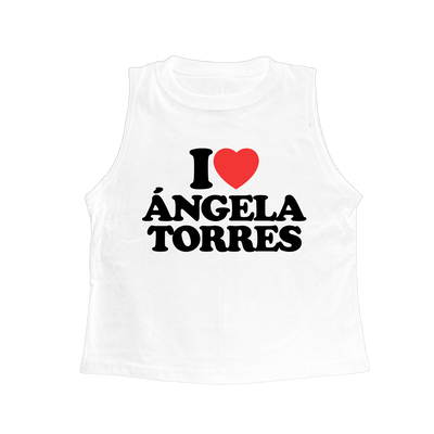 Musculosa Ángela Torres "I LOVE"