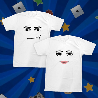Remera Roblox - Caras (DÚO)