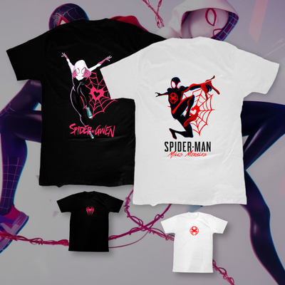 Remera Spiderman - Pareja MilesXGwen (DÚO)
