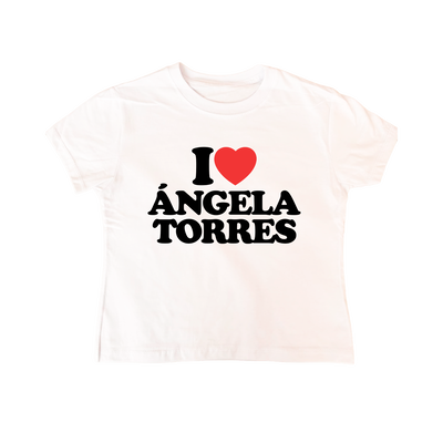 Baby tee Ángel Torres "I LOVE"