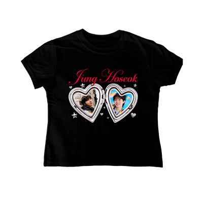 Baby tee BTS Corazones ¡Elegí tu bias!