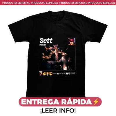 ENTREGA RÁPIDA - Remera Sett League of Legends