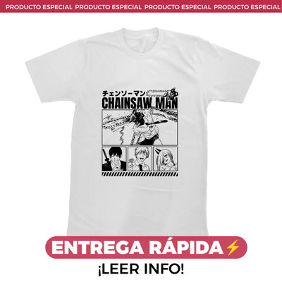 ENTREGA RÁPIDA - Remera Chainsaw Man