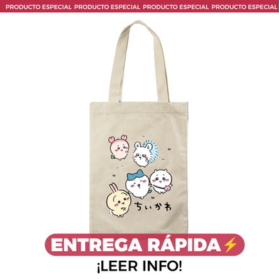 ENTREGA RÁPIDA - Tote bag Chiikawa
