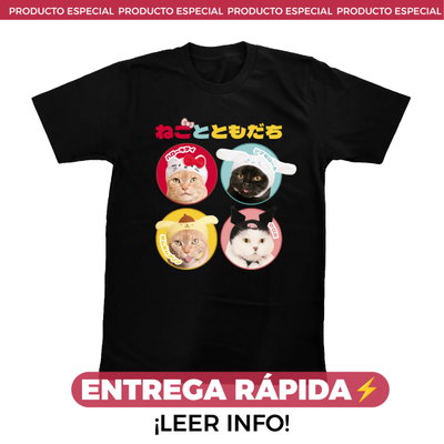 ENTREGA RÁPIDA - Remera Gatitos Sanrio
