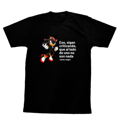 Remera Sonic - Meme Shadow