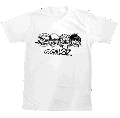 Remera Gorillaz "ELEGÍ EL COLOR"