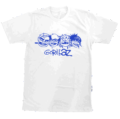 Remera Gorillaz "ELEGÍ EL COLOR"