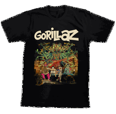 Remera Gorillaz "THE MOUNTAIN"
