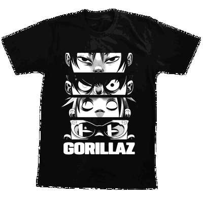 Remera Gorillaz "OJOS"