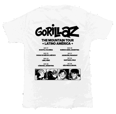 Remera Gorillaz "RECITAL"
