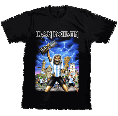 Remera Iron Maiden Argentina