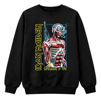 Buzo cuello redondo Iron Maiden Somewhere in Time