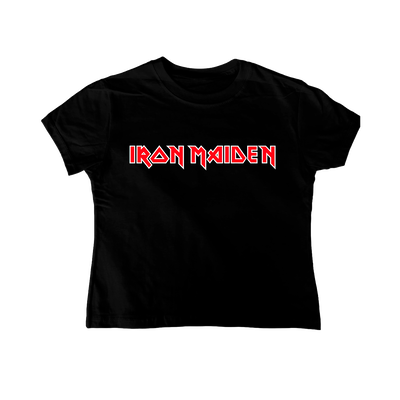 Baby tee Iron Maiden logo