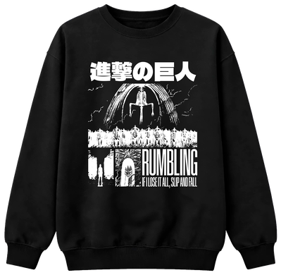 Buzo cuello redondo Rumbling - Attack On Titan
