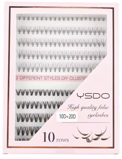 YSDO High quality false eyelashes 10D+20D