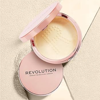 Revolution Conceal & Fix Setting Powder Light Yellow Waterproof Powder 13 gr