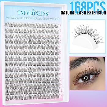 Diy eyelashes pack x 168 pcs