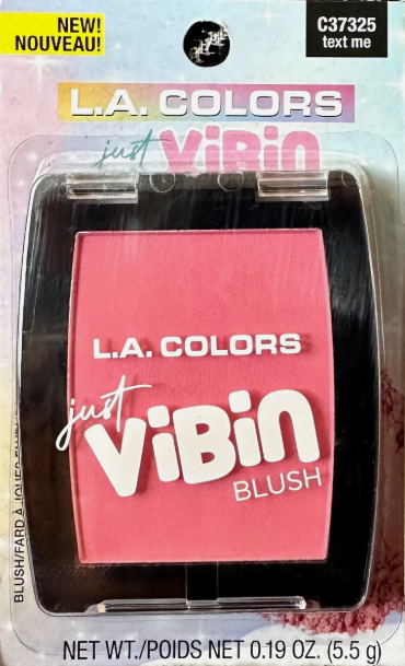 L.A. COLORS Just VIBIN Blush TEXT ME C37325