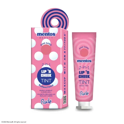 Rude Mentos Beauty lip n cheek TINT