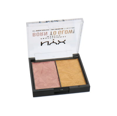 NYX Born To Glow Icy Highlighter ROCK CANDY & GOLDEN CUFFS