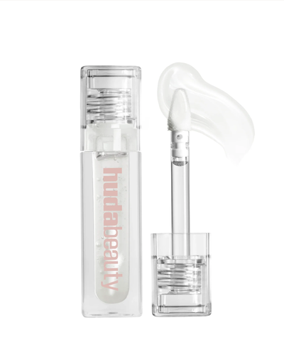 HUDA BEAUTY FAUX FILLER extra shine lip glossy GLASSY