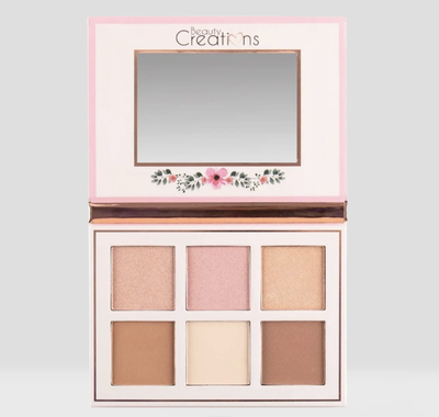 BEAUTY CREATIONS FLORAL BLOOM HIGHLIGHT & CONTOUR PALETTE