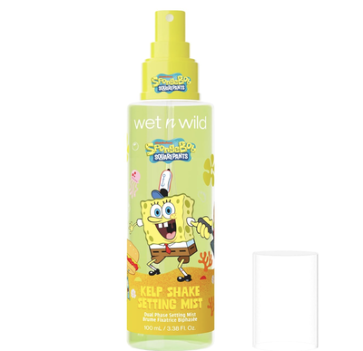 Wet n Wild x SpongeBob Dual Phase Setting Mist - Kelp Shake