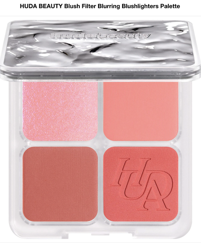 HUDA BEAUTY Blush Filter Blurring Blushlighters Palette TOASTY PEACH
