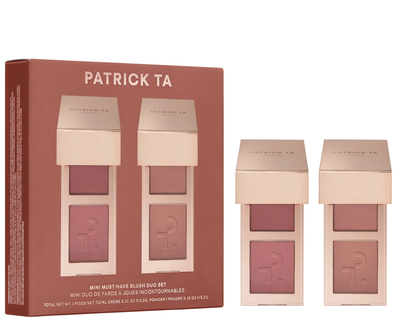 PATRICK TA Mini Major Headlines Double-Take Crème & Powder Blush Duo
