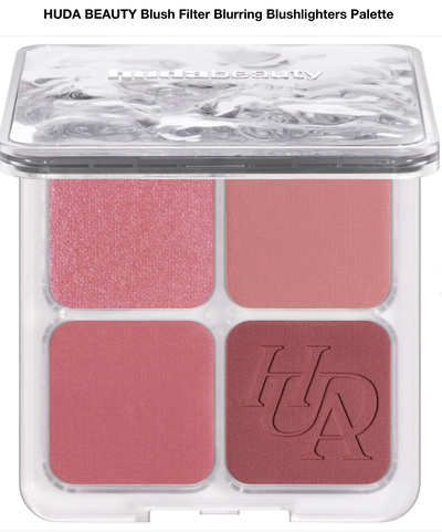 HUDA BEAUTY Blush Filter Blurring Blushlighters Palette ROSE BERRY
