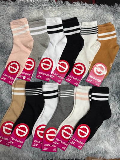 PACK MEDIAS TENNIS COLORES X 2