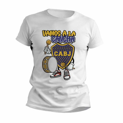 Remeras de boca para Mujer y Hombre Futboleros - 9003
