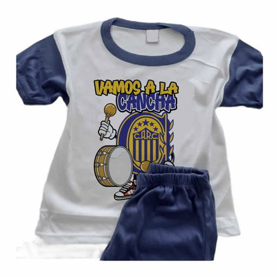 Pijamas de Futbol Rosario Central Vamos a la Cancha - 9003