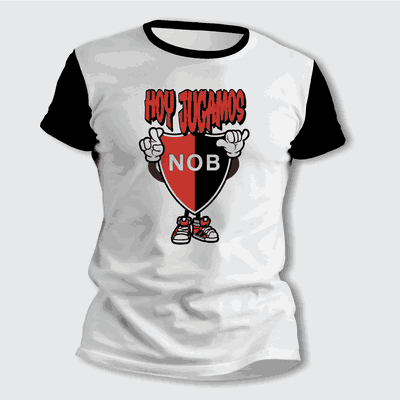 Remeras con Newells Old Boys Hoy Jugamos Futbol - 9005