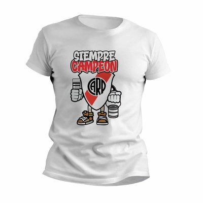 Remera de Futbol River Plate Siempre Campeón - 9001