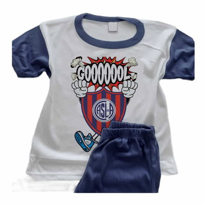 Pijamas de Futbol San Lorenzo Gritando el Gol - 9002