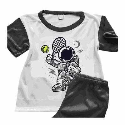 Pijamas de Tenis Astronauta Jugando - Infantiles y Adultos - 0789