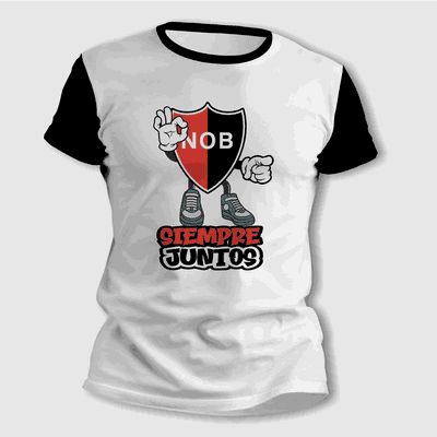Remeras con Newells Old Boys Siempre Juntos Futbol - 9004