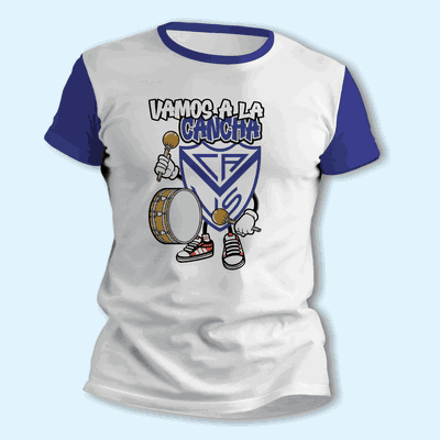 Remeras Velez Sarsfield Vamos a la Cancha de Futbol - 9003